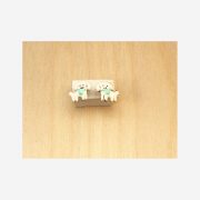 Boucles d'oreilles Bichon