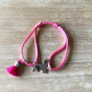 Bracelet Satin Dog pink