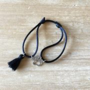 Bracelet Satin Dog Black