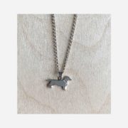 Collier en argent Nell le Teckel